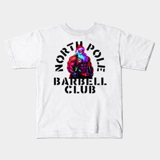 North Pole Barbell Club 1 Kids T-Shirt